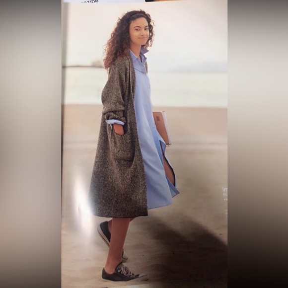 NWOT wool blend Long Cardigan - Picture 3 of 10